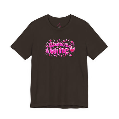Blame the wine T-shirt