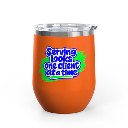 Serving looks one client at a time Tumbler