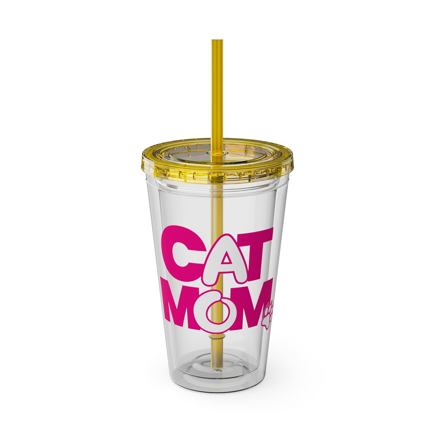 Cat mom pink Insulated Cup