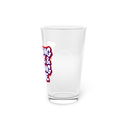 Teaching minds & raising mine Beer Glass