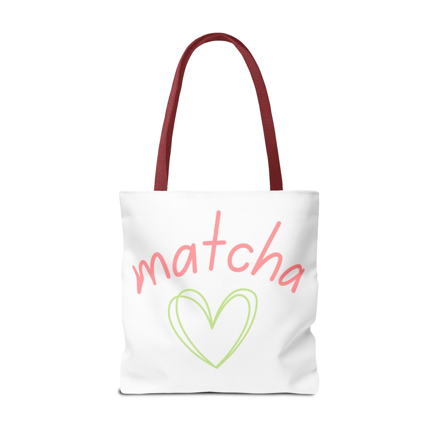 Matcha Heart Tote Bag