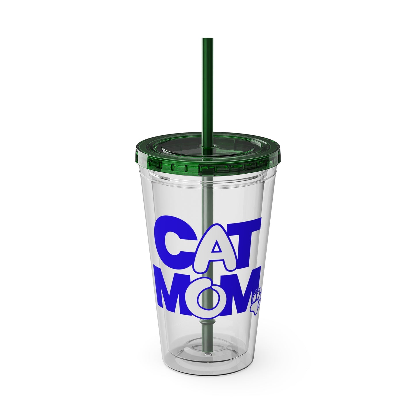 Cat mom blue Insulated Cup