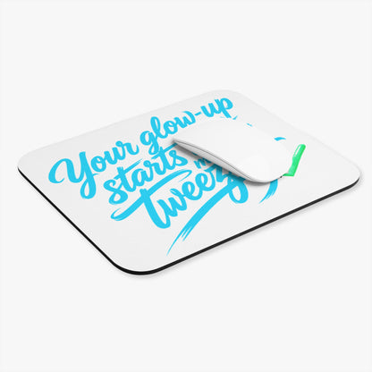 Your glow up starts with my tweezers Mouse Pad
