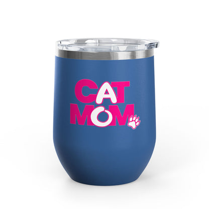 Cat mom pink Tumbler