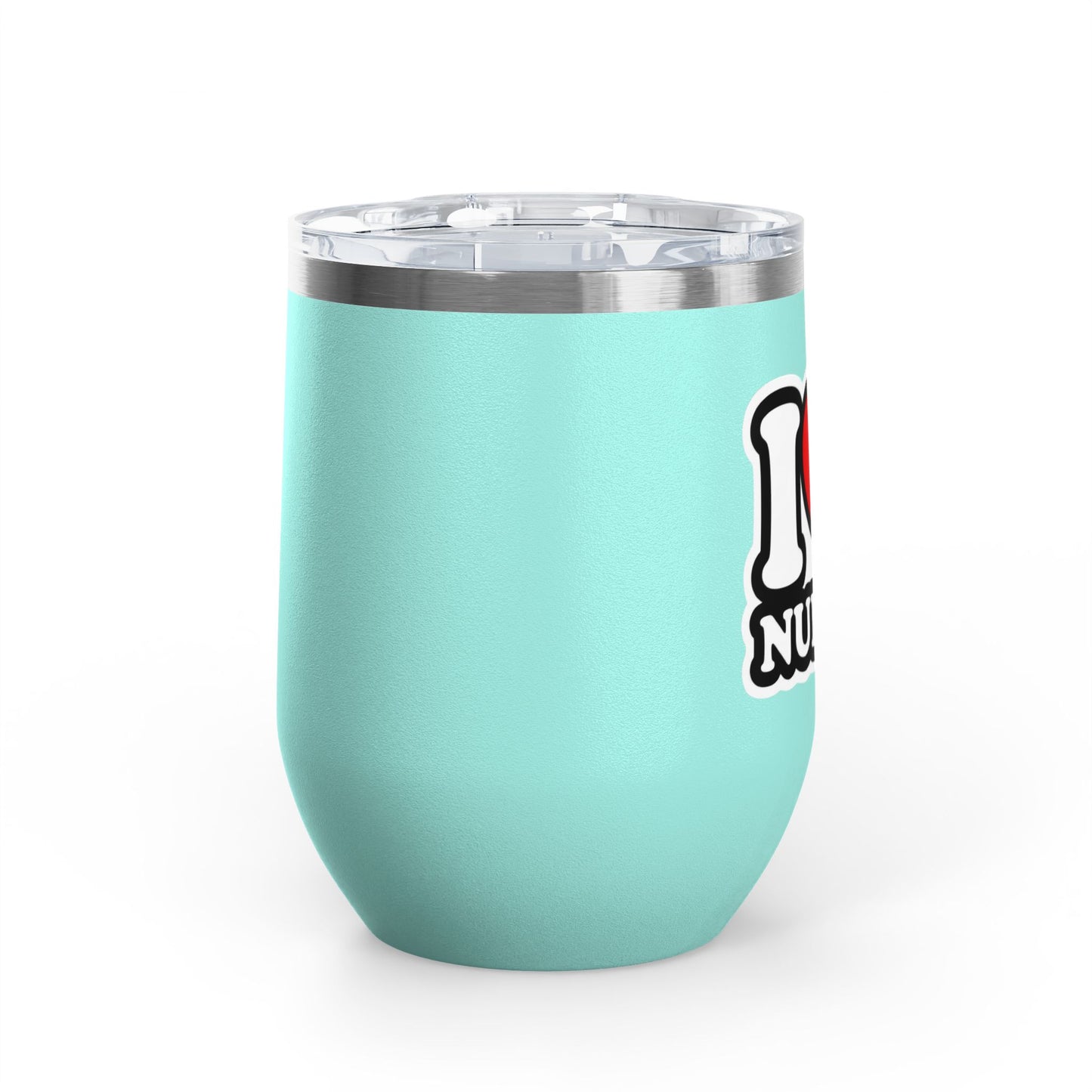 I love nurses faux sticker Tumbler