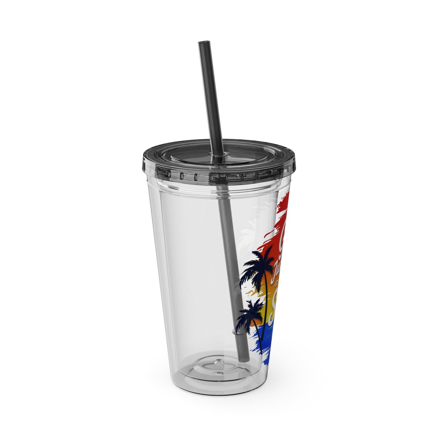 Girls just wanna have sun Clear Insulated Cup