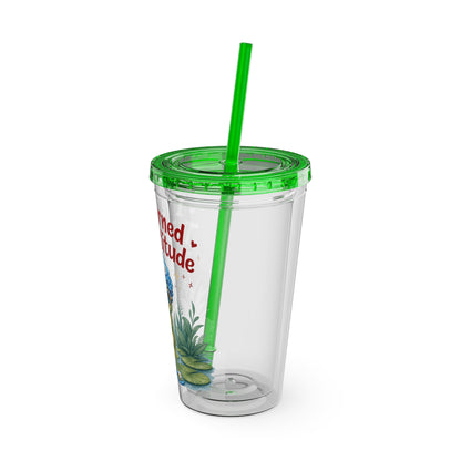 I've earned this attitude Clear Insulated Cup