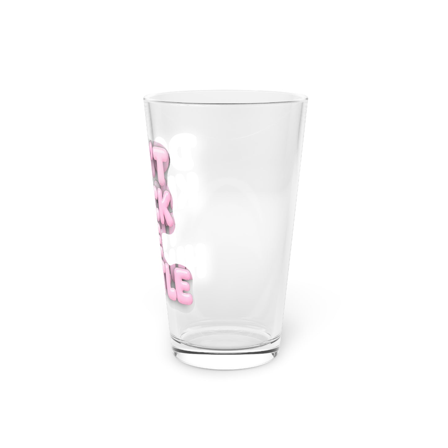 Don't knock the hustle Beer Glass