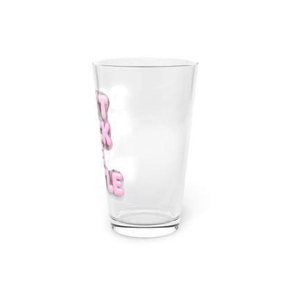 Don't knock the hustle Beer Glass