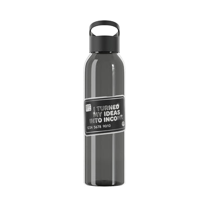 I turned my ideas into income Water Bottle