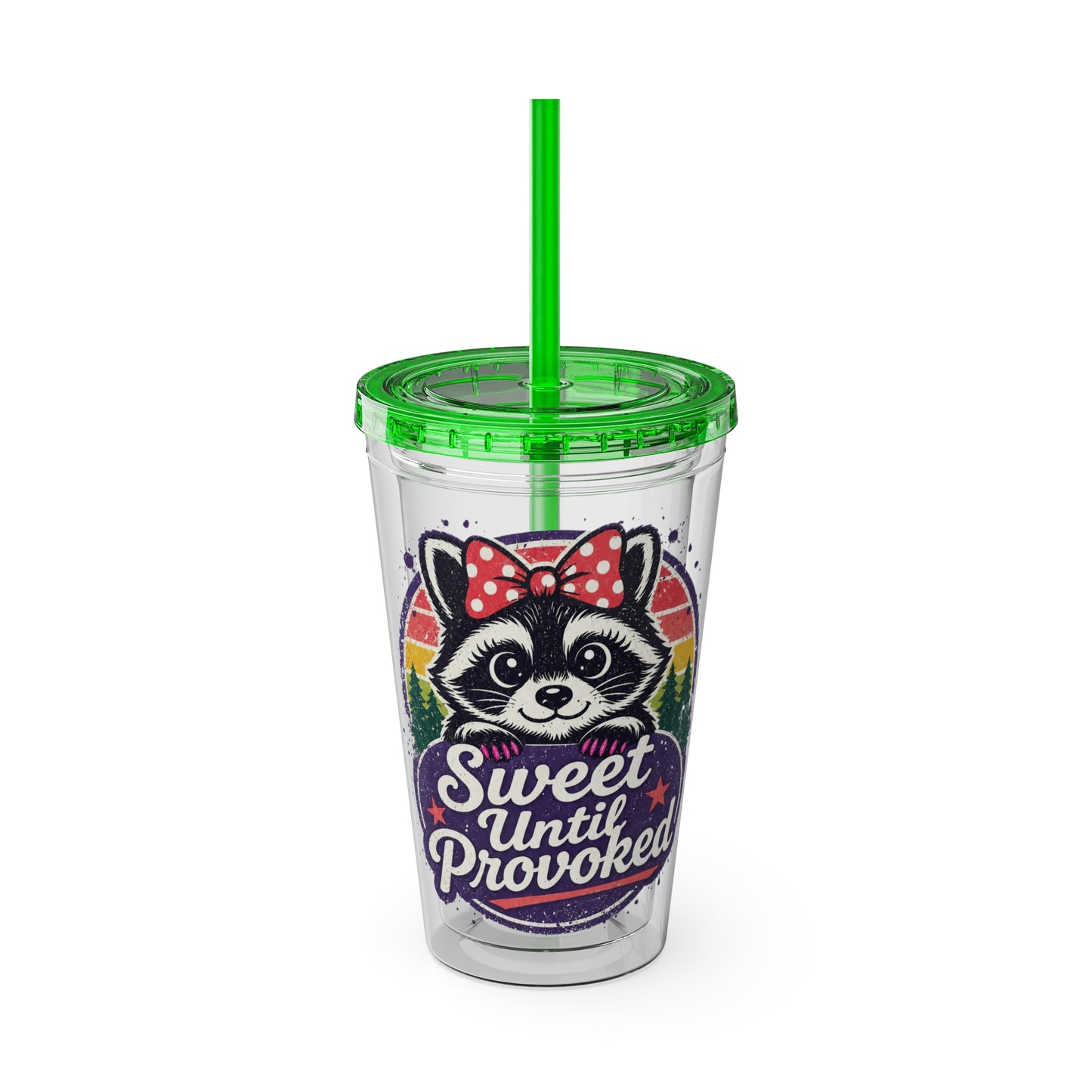 Sweet until provoked Clear Insulated Cup
