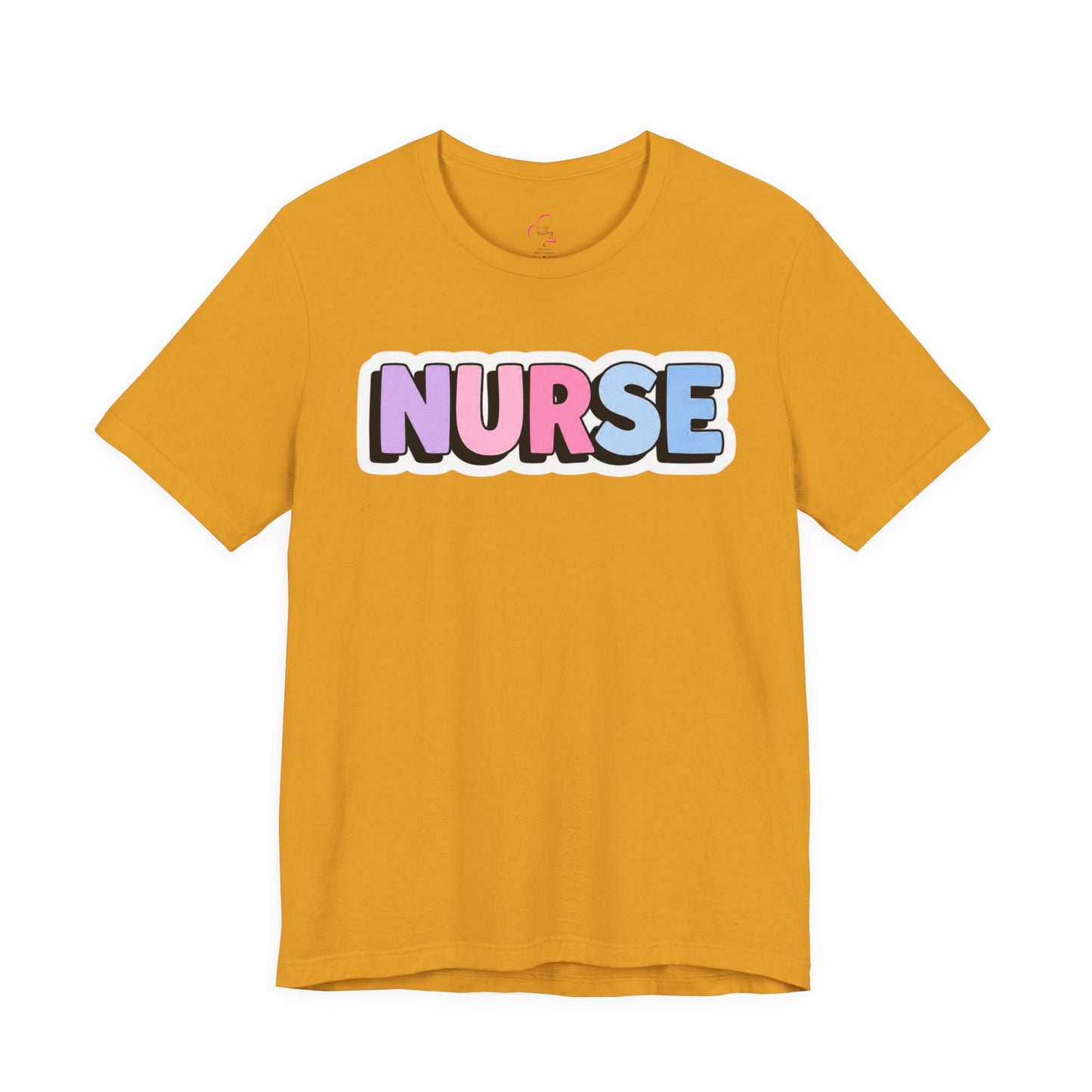 NURSE faux sticker T-shirt