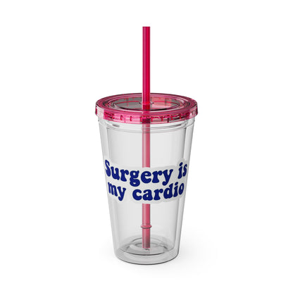 Surgery is my cardio Clear Insulated Cup