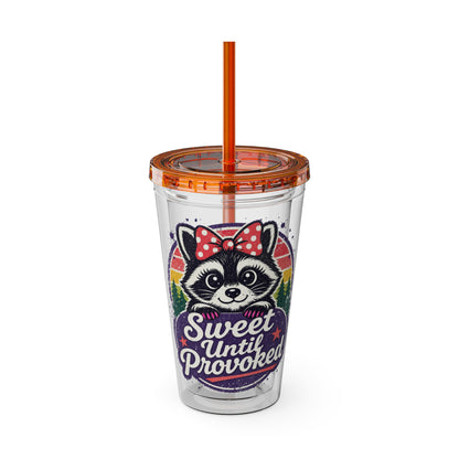Sweet until provoked Clear Insulated Cup