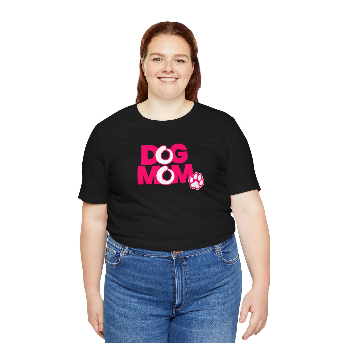 Dog mom pink T-shirt