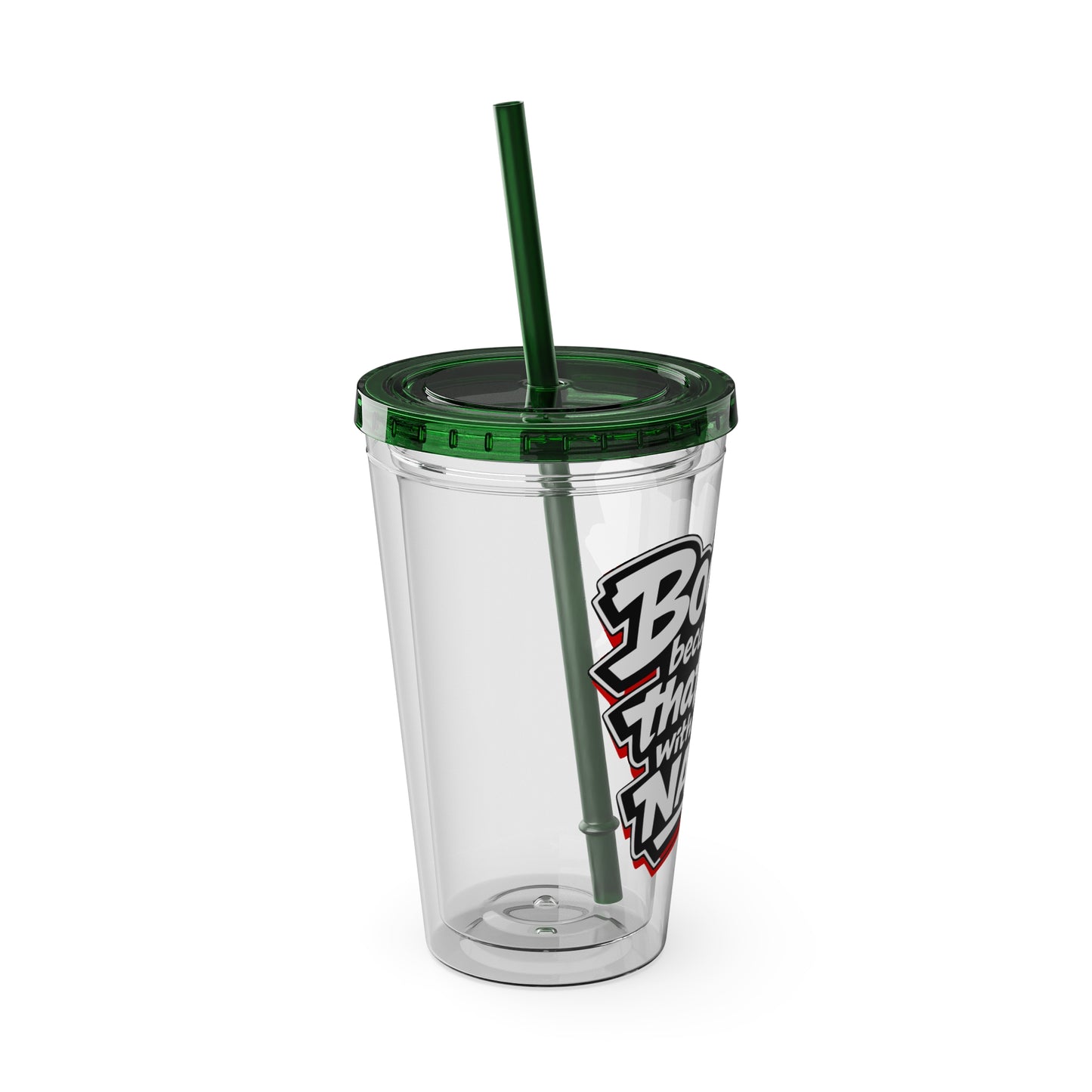 Booked because I'm that girl with the nails Clear Insulated Cup