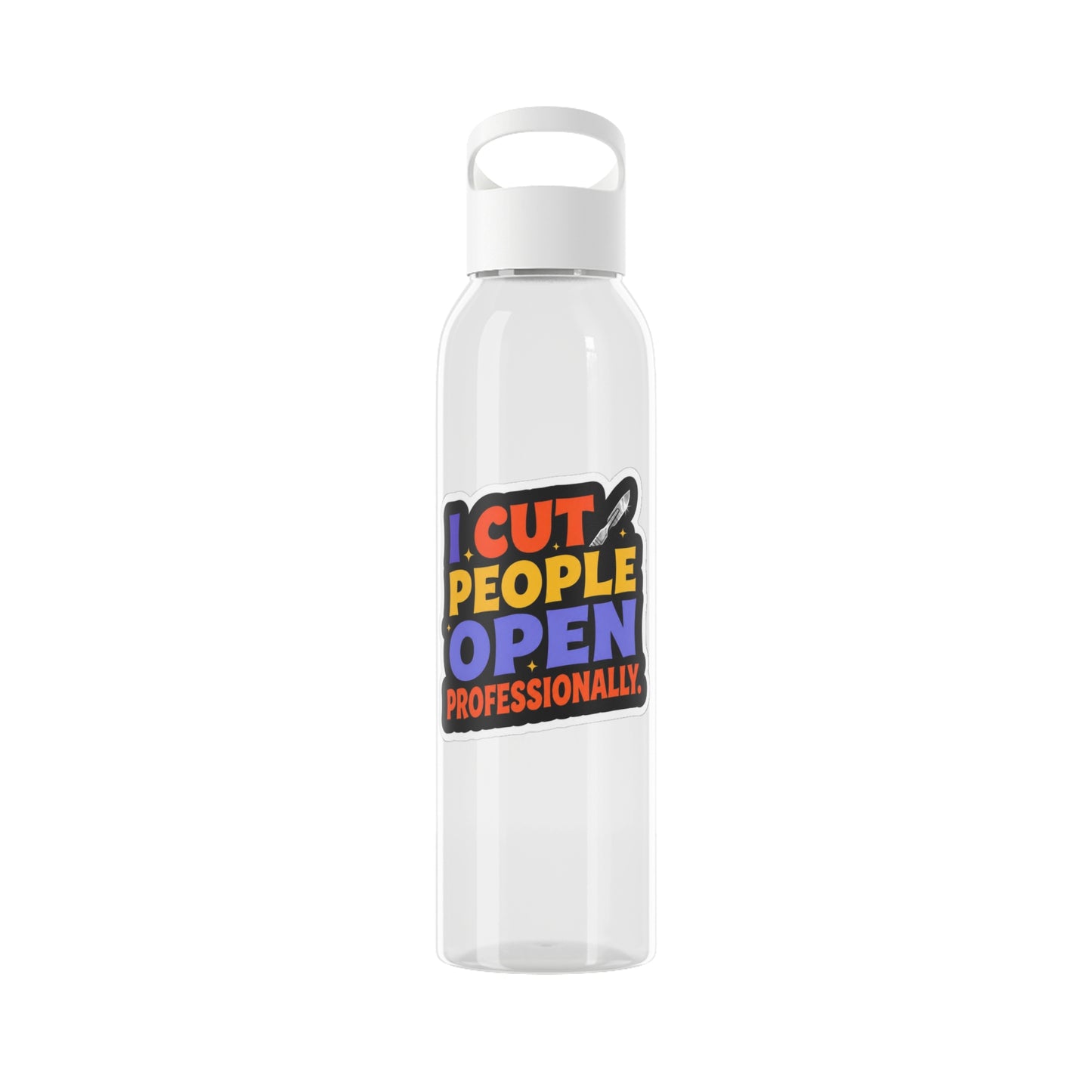 I cut people open professionally Water Bottle