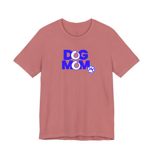 Dog mom blue T-shirt