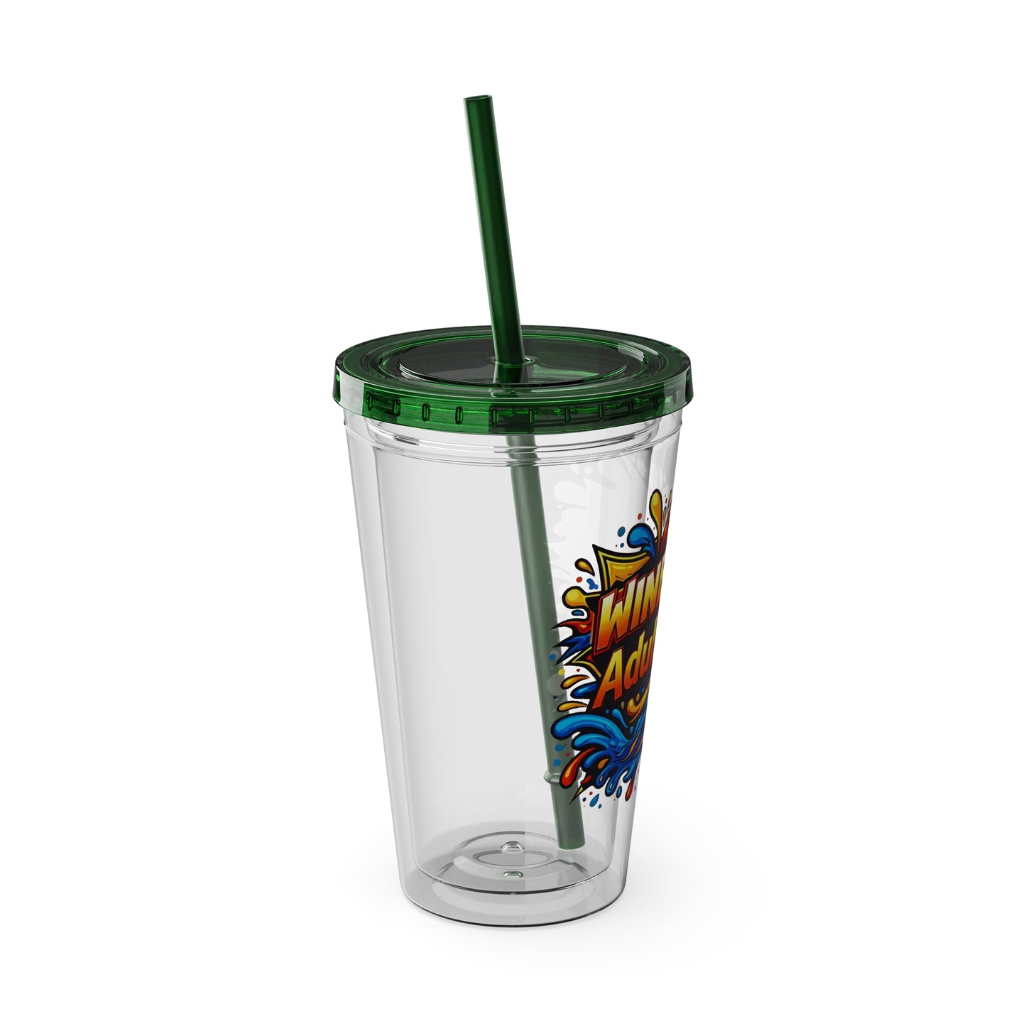 WINE NOW Adult later Clear Insulated Cup