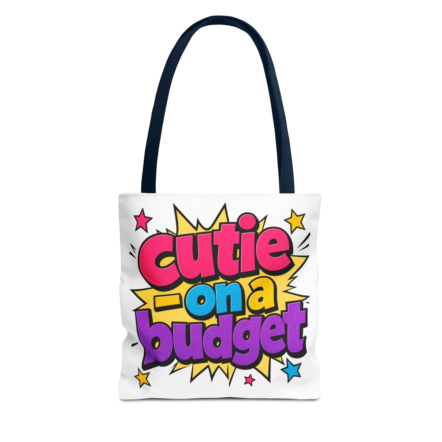 Cutie on a budget Tote Bag