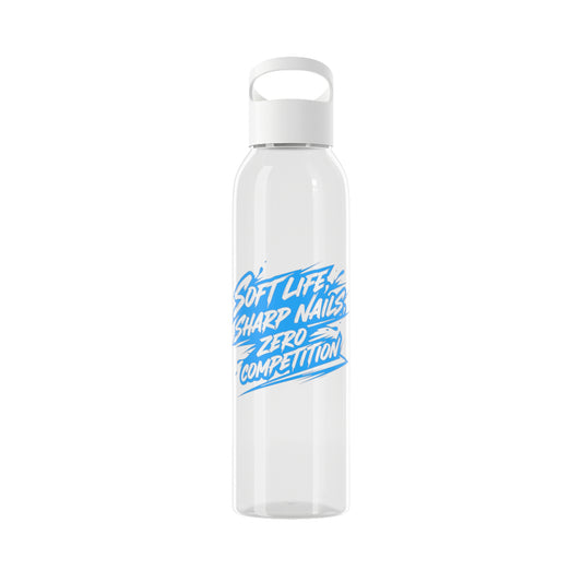 Soft life sharp nails zero competition Water Bottle