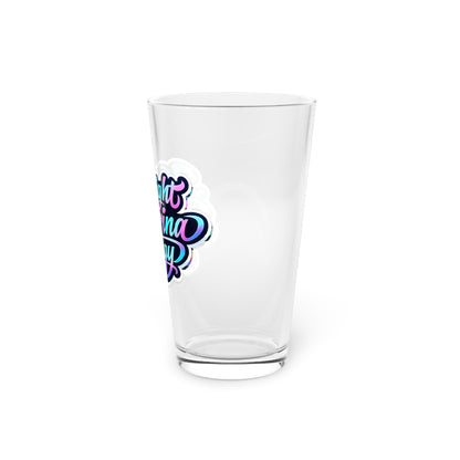 Midnight ballerina energy Beer Glass