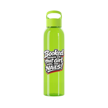Booked because I'm that girl with the nails Water Bottle