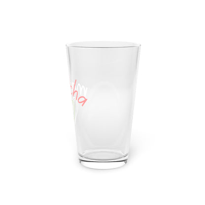 Matcha Heart Beer Glass