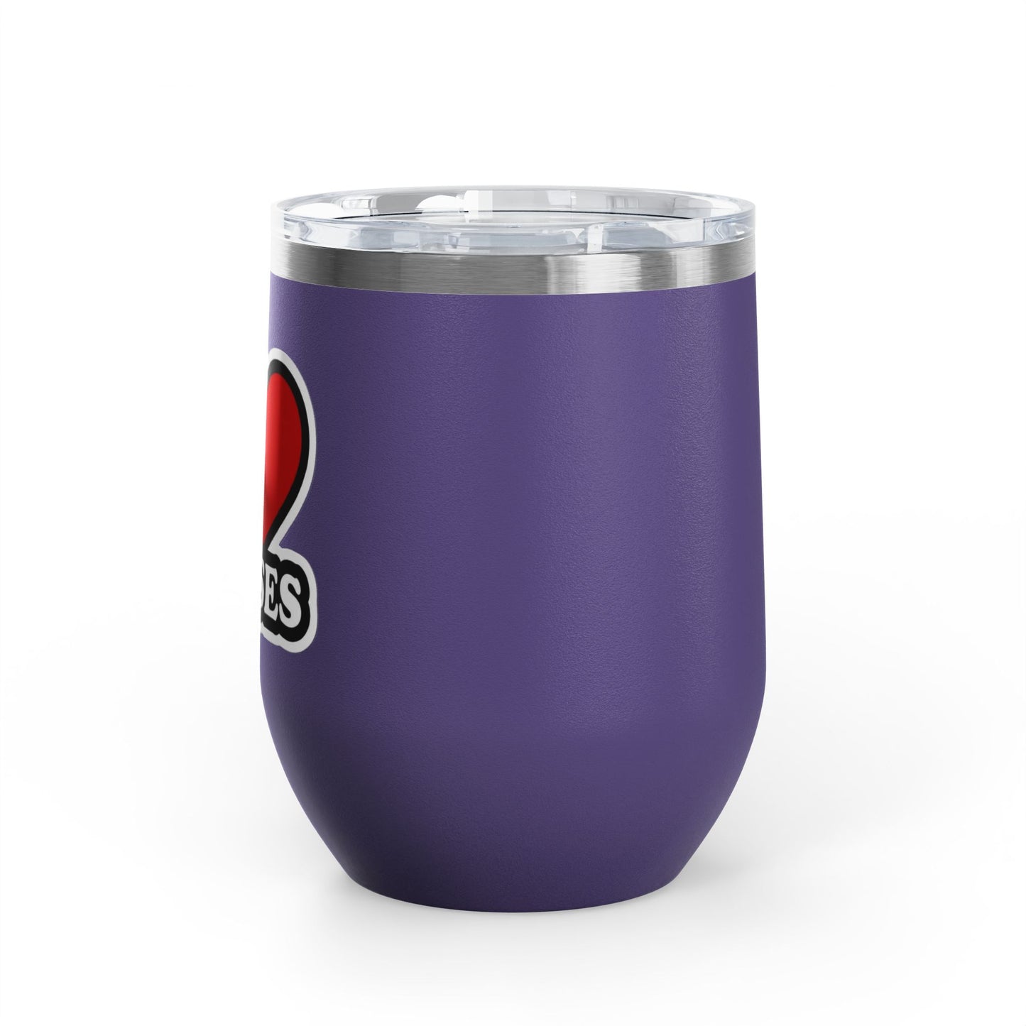 I love nurses faux sticker Tumbler