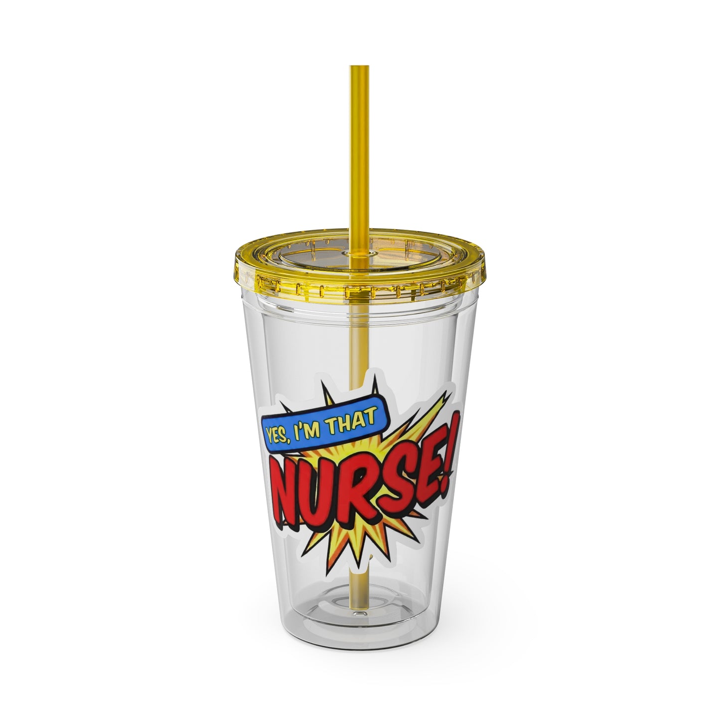 Yes, I'm that NURSE Clear Insulated Cup