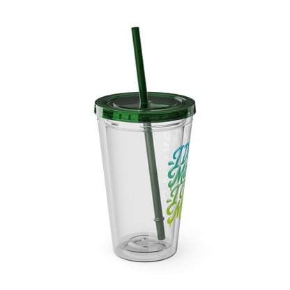 I don't do make up I create magic Insulated Cup