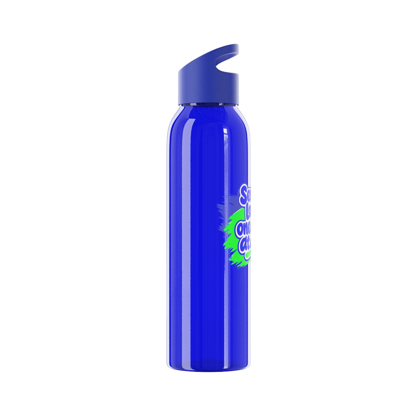 Serving looks one client at a time Water Bottle
