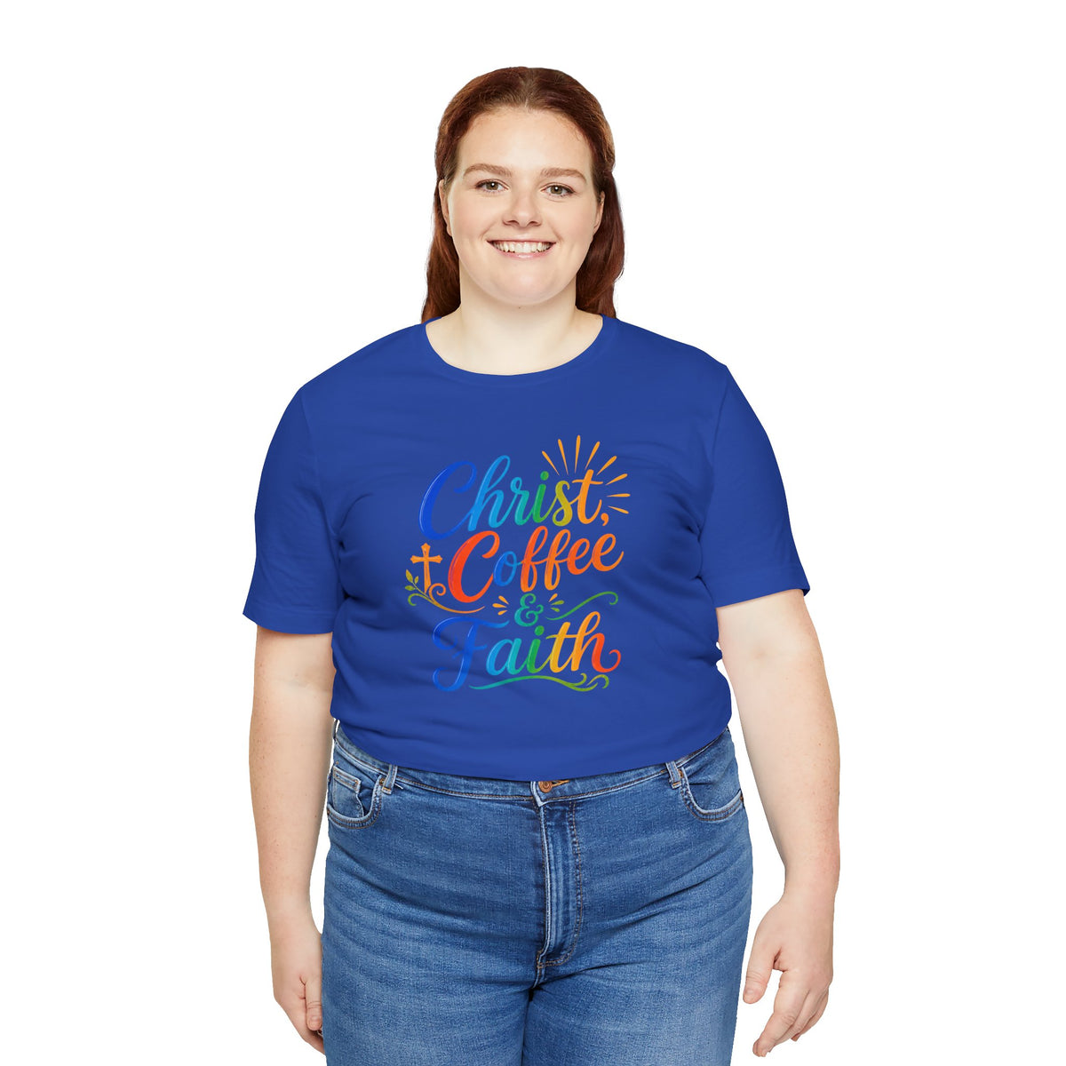 Christ, coffee and faith T-shirt