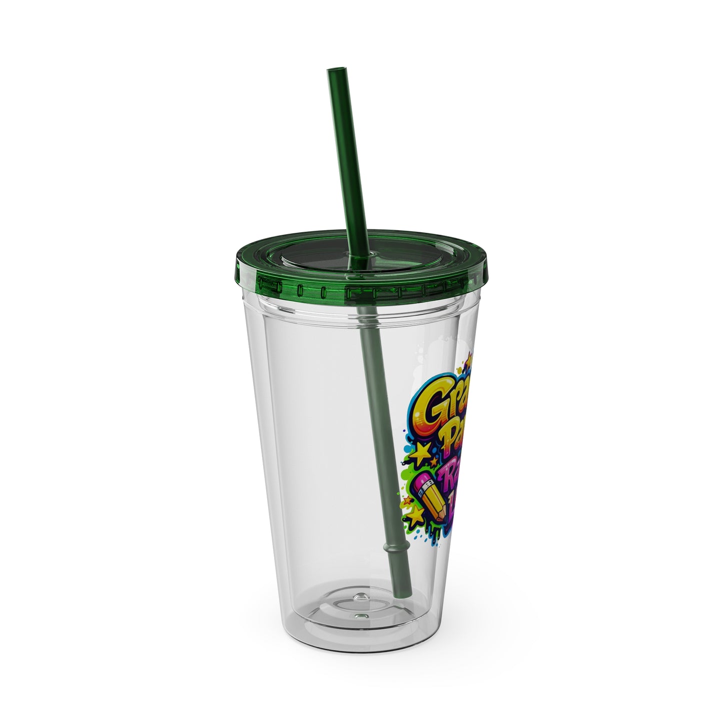 Grading papers & raising legends Clear Insulated Cup