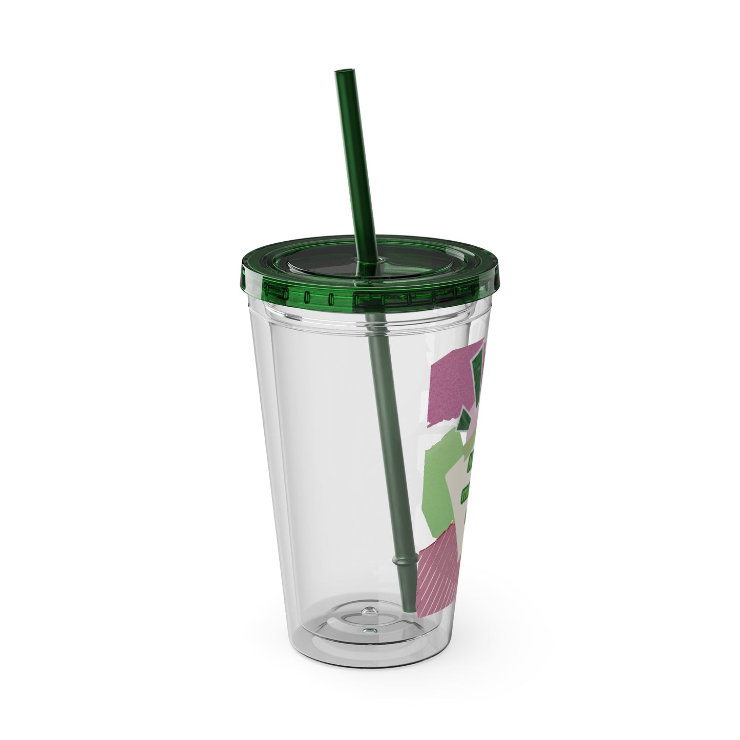 Matcha made me do it  Clear Insulated Cup