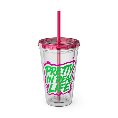 Pretty in real life Clear Insulated Cup