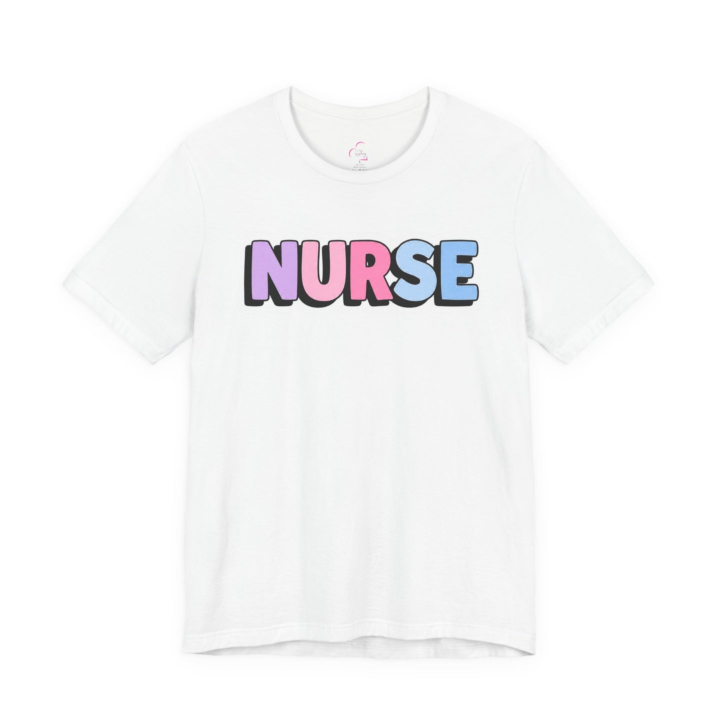 NURSE faux sticker T-shirt
