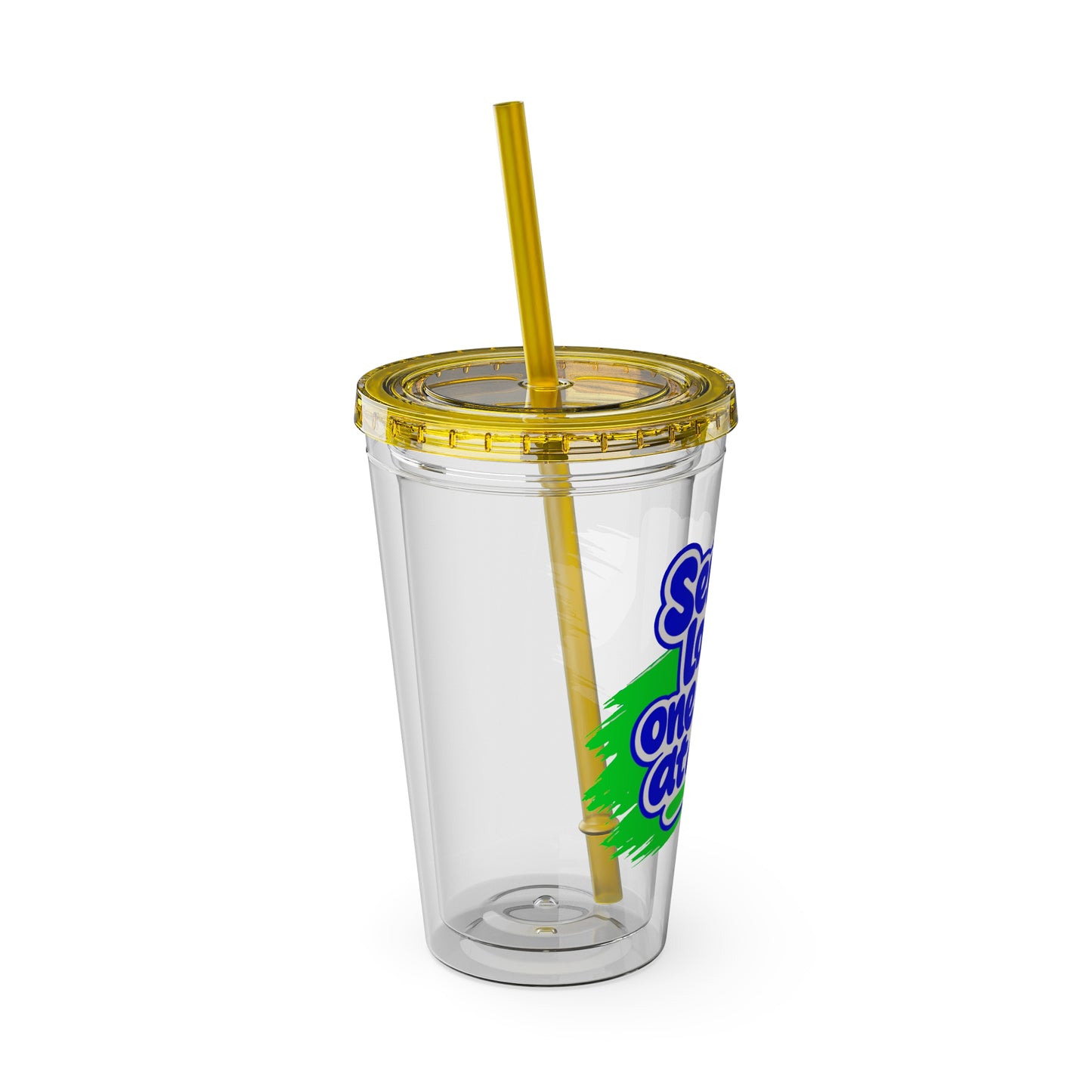 Serving looks one client at a time Clear Insulated Cup
