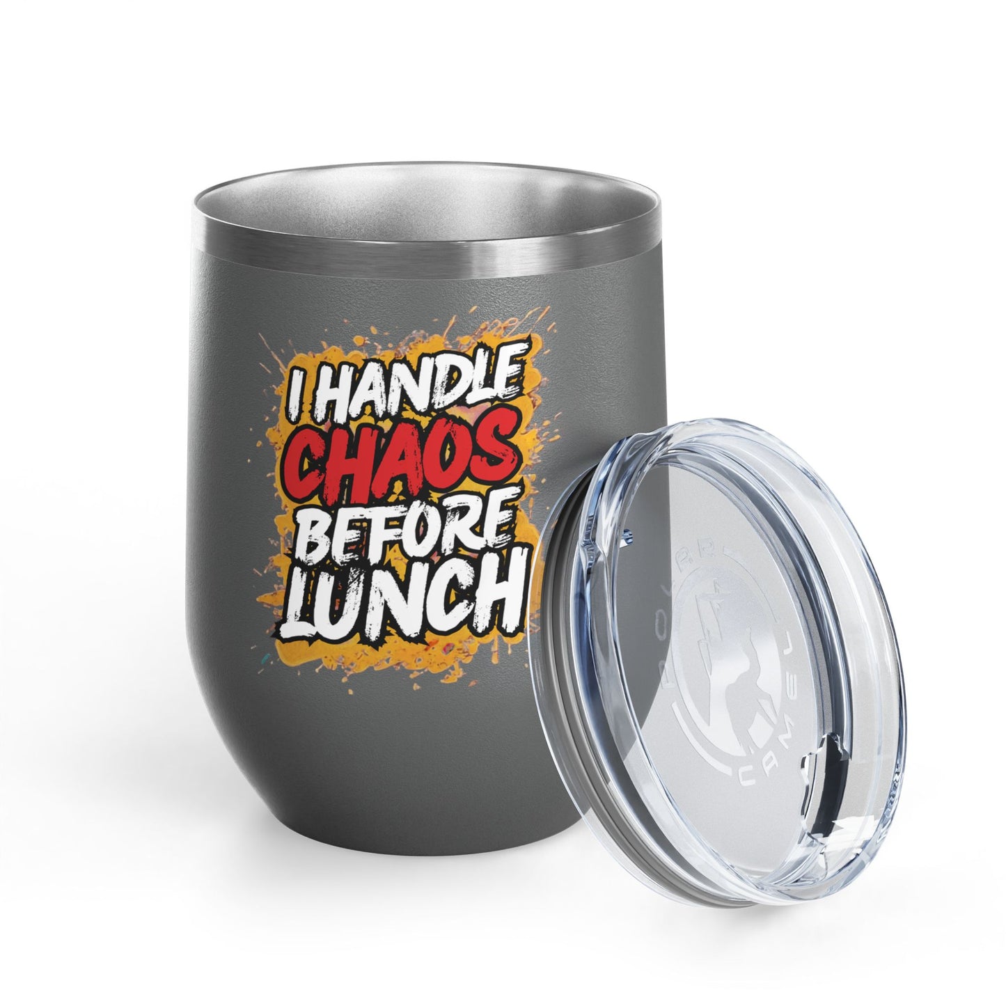 I handle chaos before lunch Tumbler