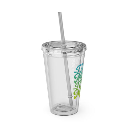 I don't do make up I create magic Insulated Cup