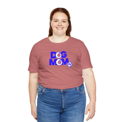Dog mom blue T-shirt