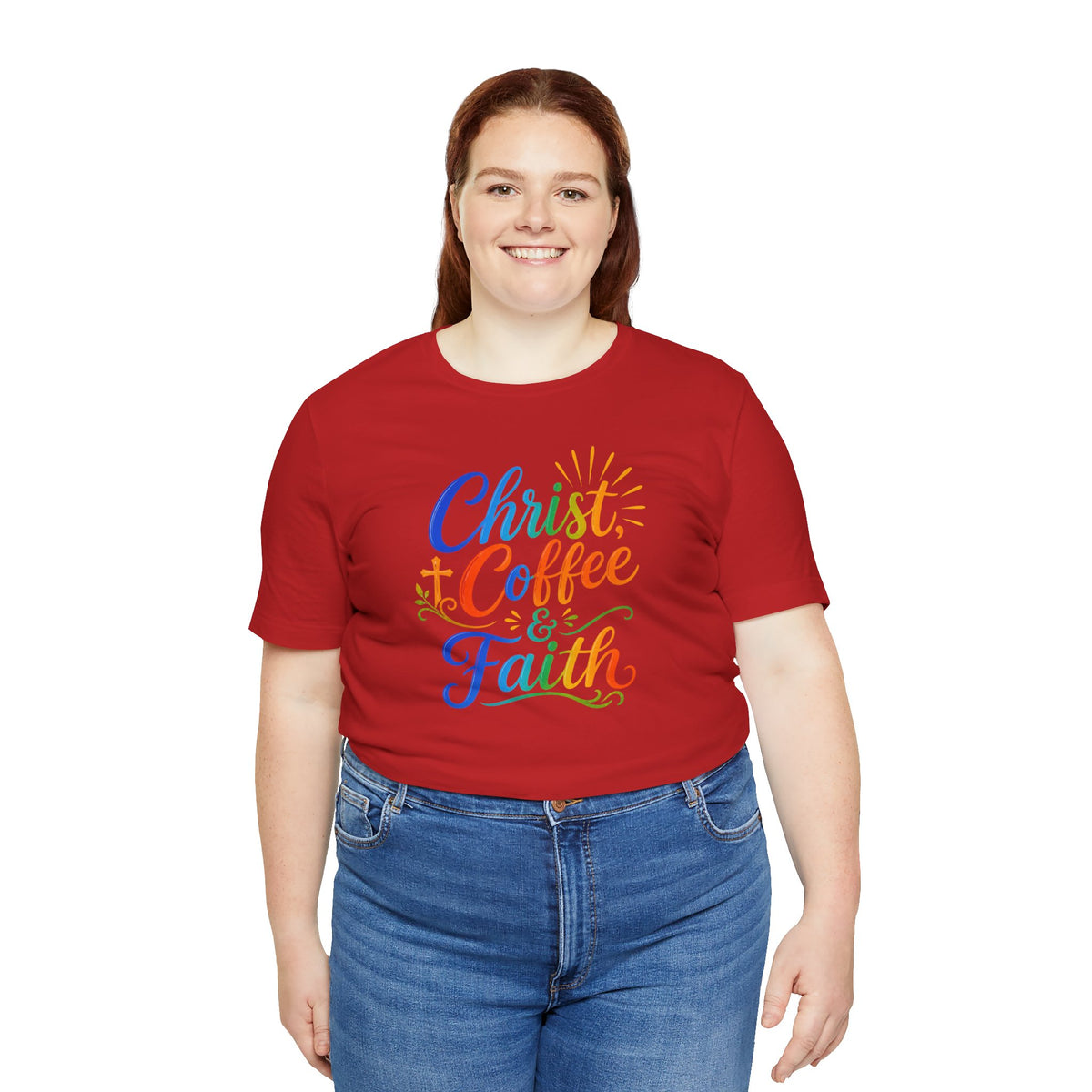Christ, coffee and faith T-shirt