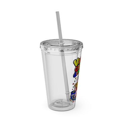 Vacation calories don't count Clear Insulated Cup