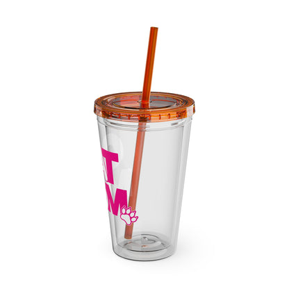 Cat mom pink Insulated Cup