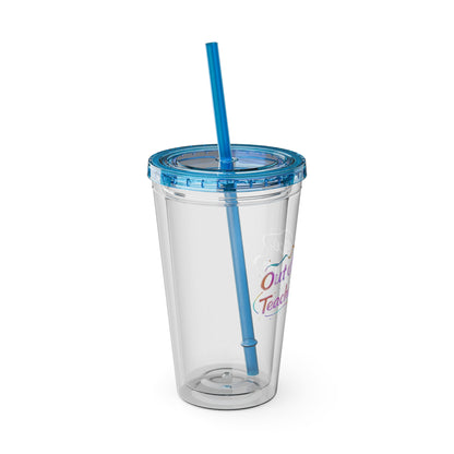 Out of office teacher edition Clear Insulated Cup