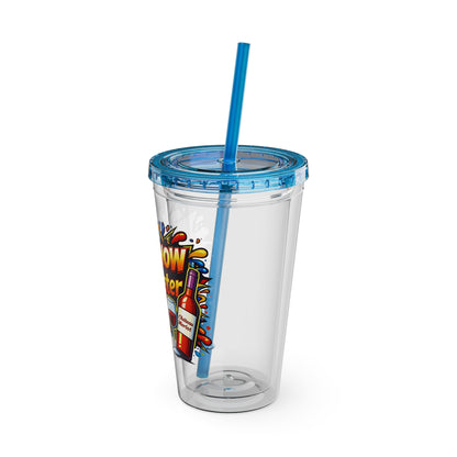 WINE NOW Adult later Clear Insulated Cup