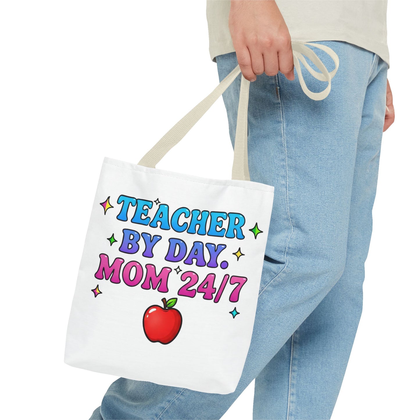 Teacher by day mom 24/7 Tote Bag