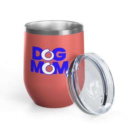 Dog mom blue Tumbler