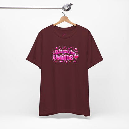 Blame the wine T-shirt
