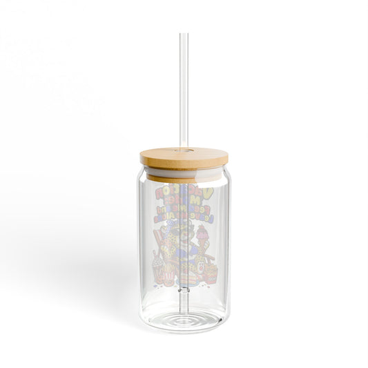 Vacation mode feed me and leave me alone Sipper Glass